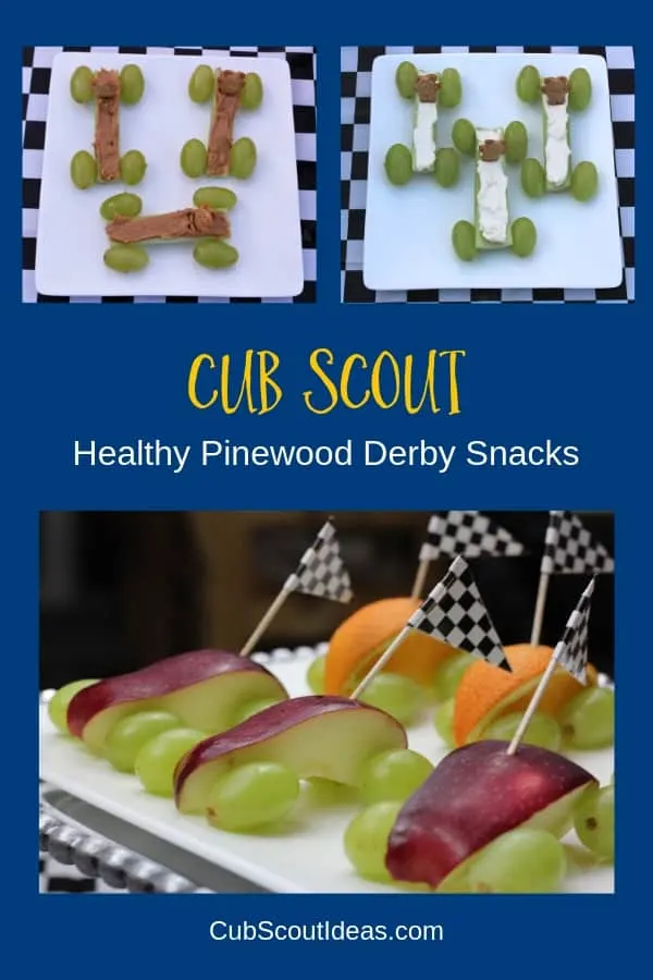 Cub Scout Healthy Pinewood Derby Snacks