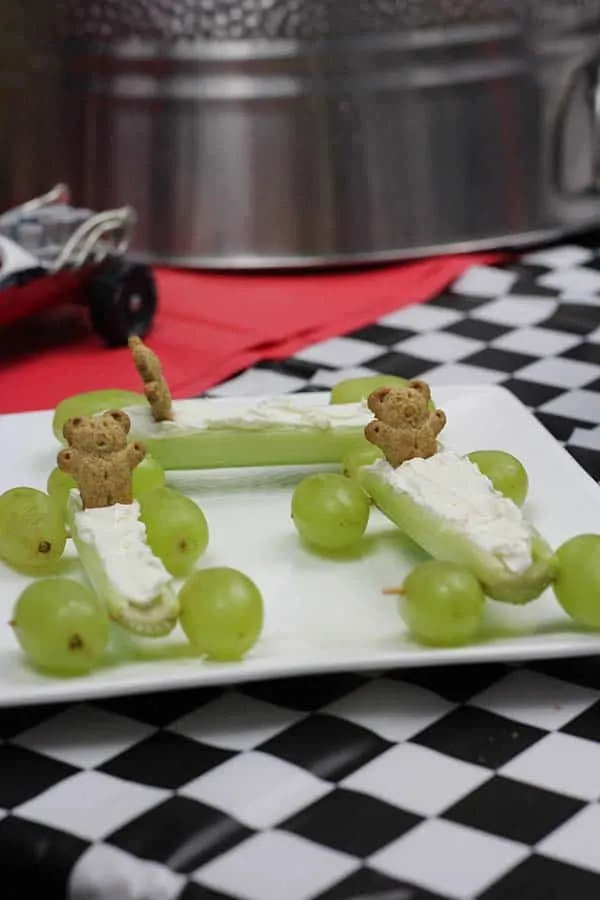 celery cream cheese healthy pinewood derby snack