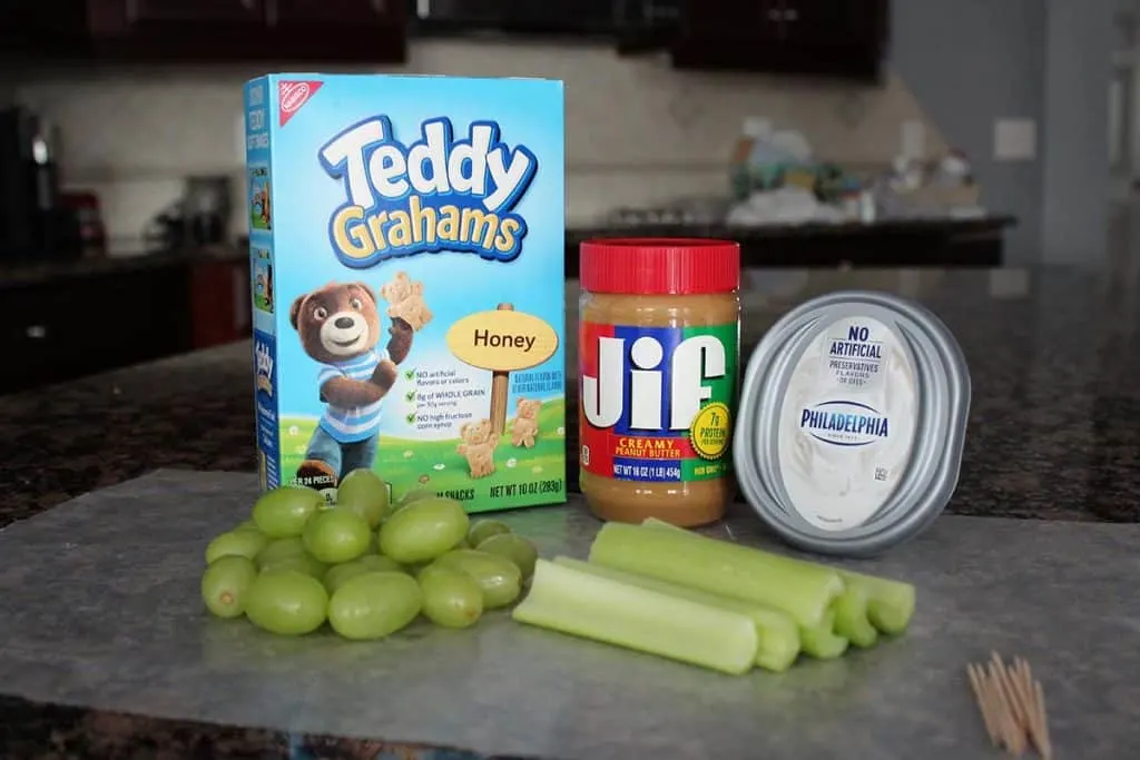 celery healthy pinewood derby snack ingredients