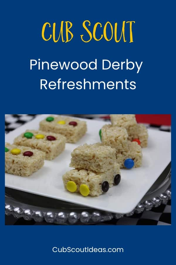 cub scout pinewood derby refreshments