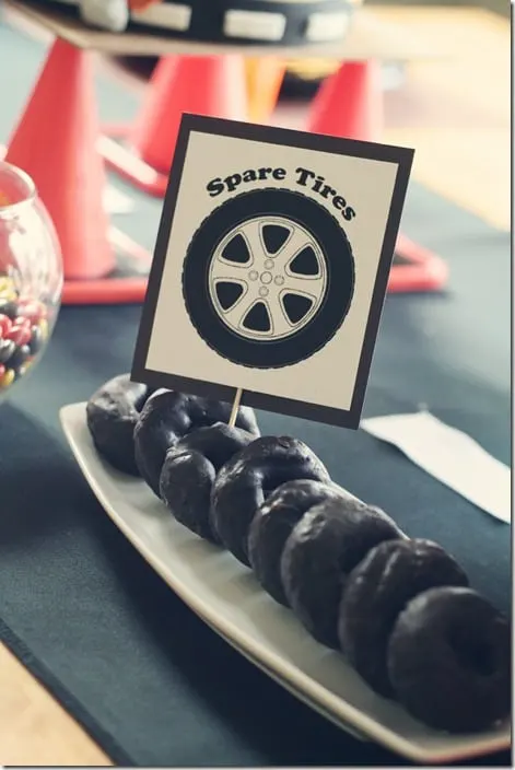 pinewood derby spare tires donuts