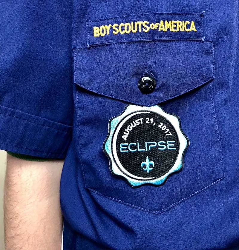 cub scout eclipse temporary patch