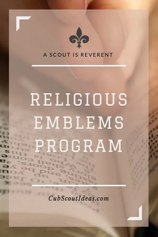 Scout religious emblems program