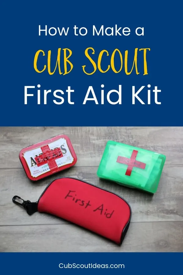 Cub Scout first aid kit