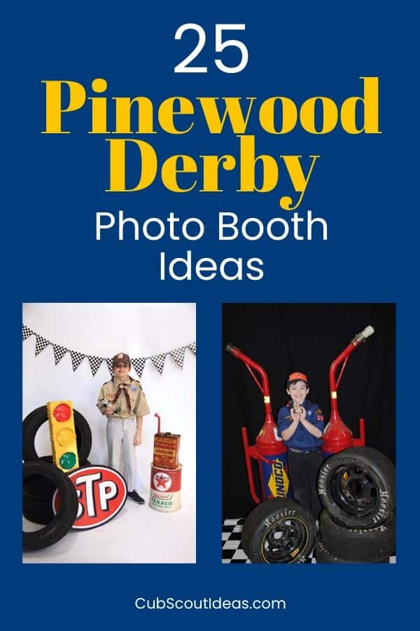 25 pinewood derby photo booth ideas