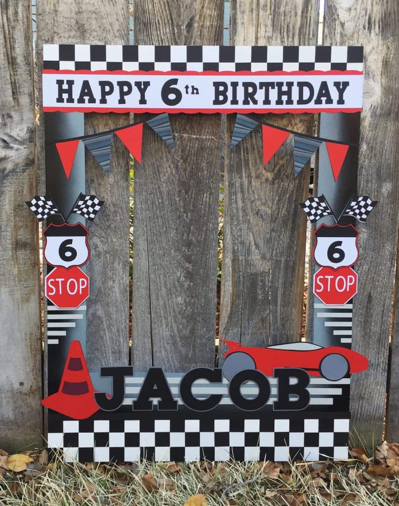 etsy photo frame for pinewood derby