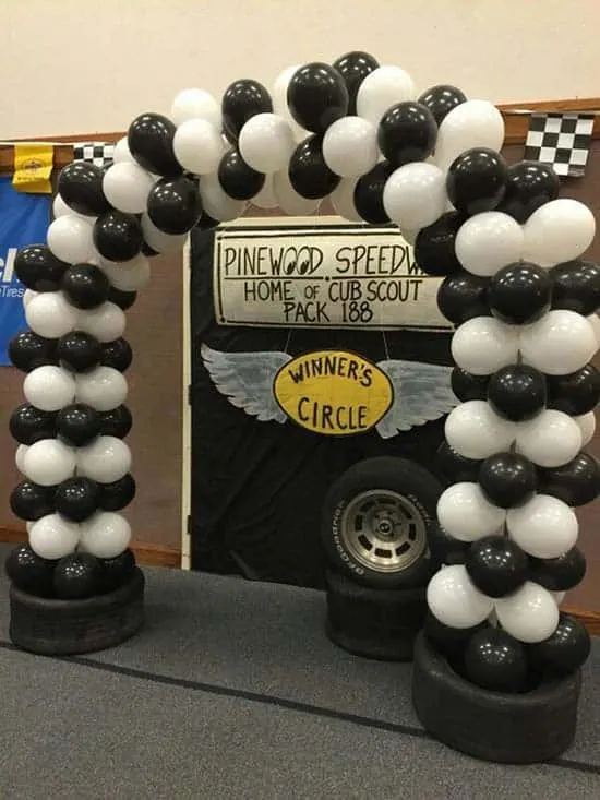 pinewood derby photo booth