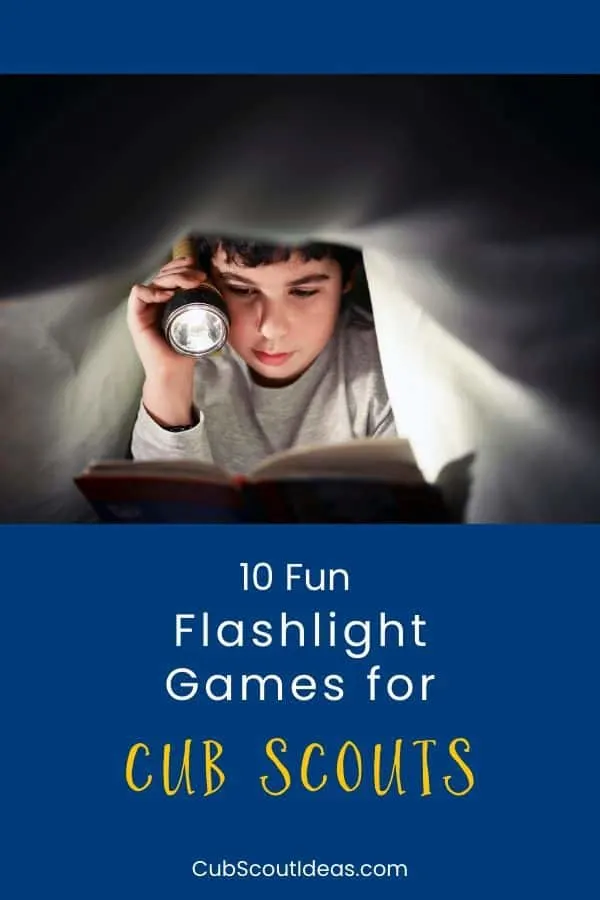 cub scout flashlight games