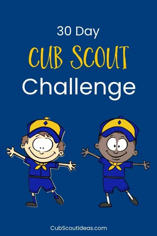 30 day challenge for cub scouts