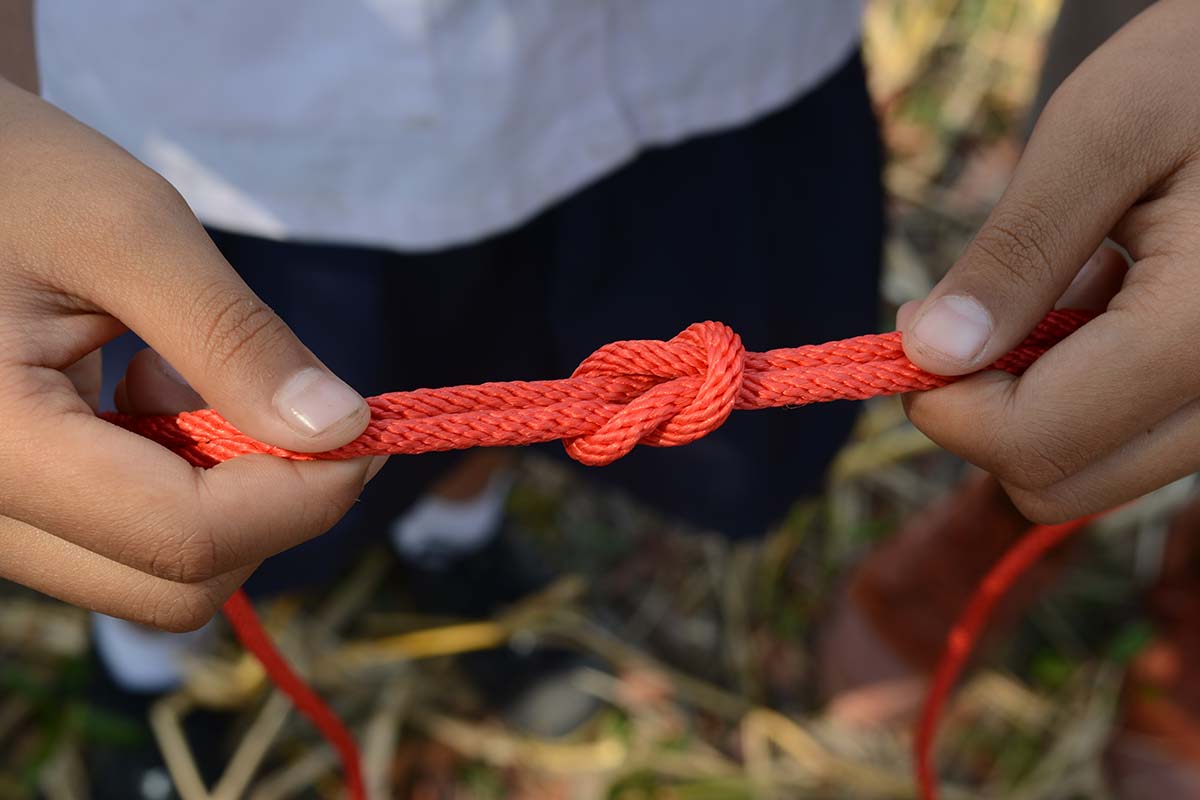 scout square knot