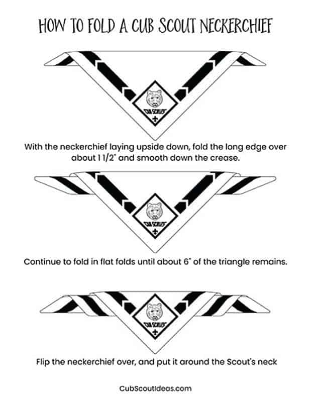 How to Fold a Cub Scout Neckerchief