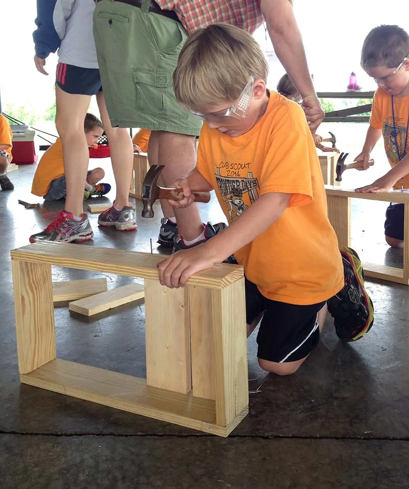cub scout woodworking project tray