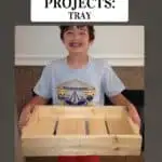 wooden tray project