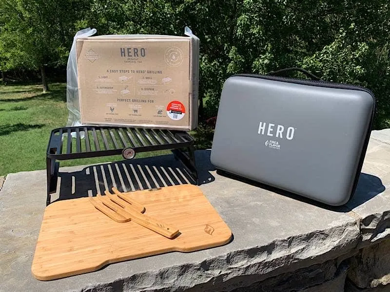 items in hero grill box