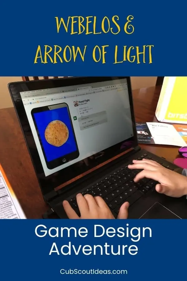 Game Design Adventure Webelos Arrow of Light