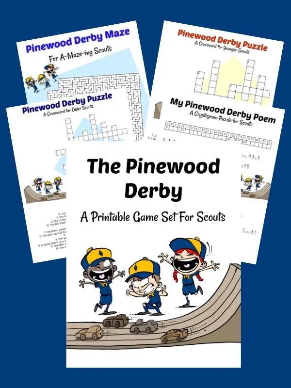 Printable Activities for your Pinewood Derby