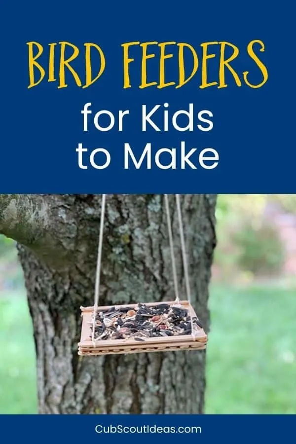 bird feeders for kids to make