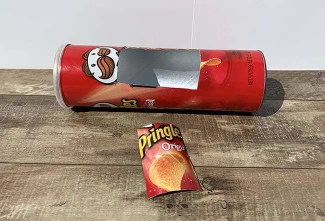 pringles can for solar hot dog cooker