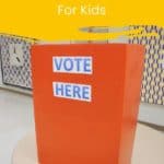 voting booth for mock election