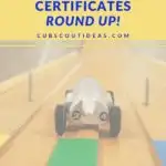 pinewood derby certificates