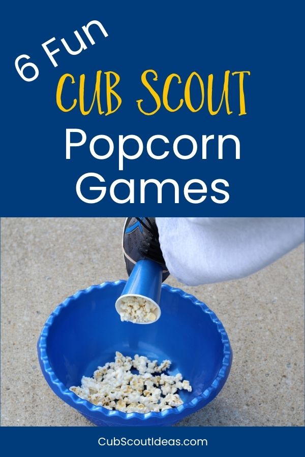 Popcorn Games for cub scouts