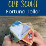 how to make a cub scout fortune teller