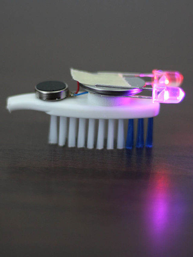 Make a Bristle Bot from a Toothbrush