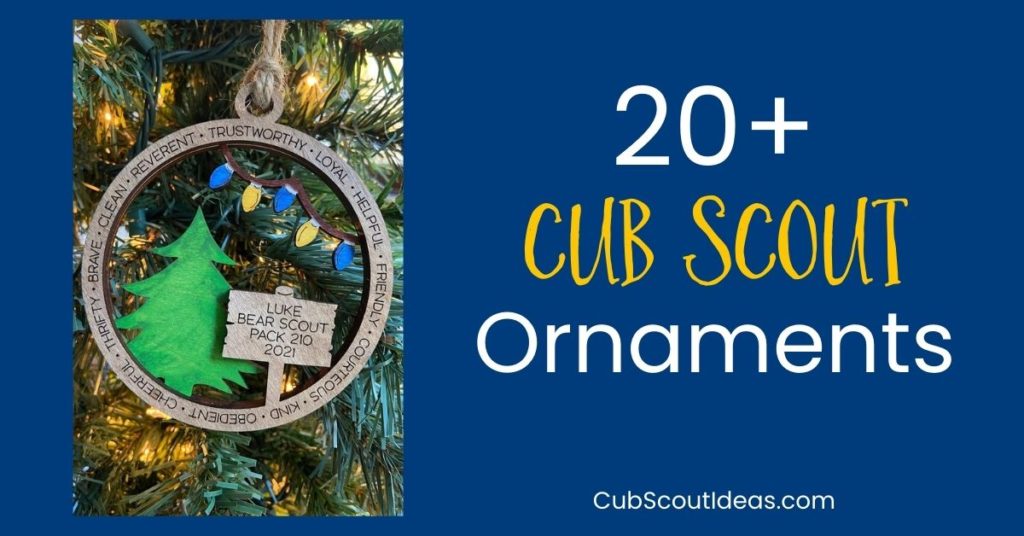 cub scout ornaments